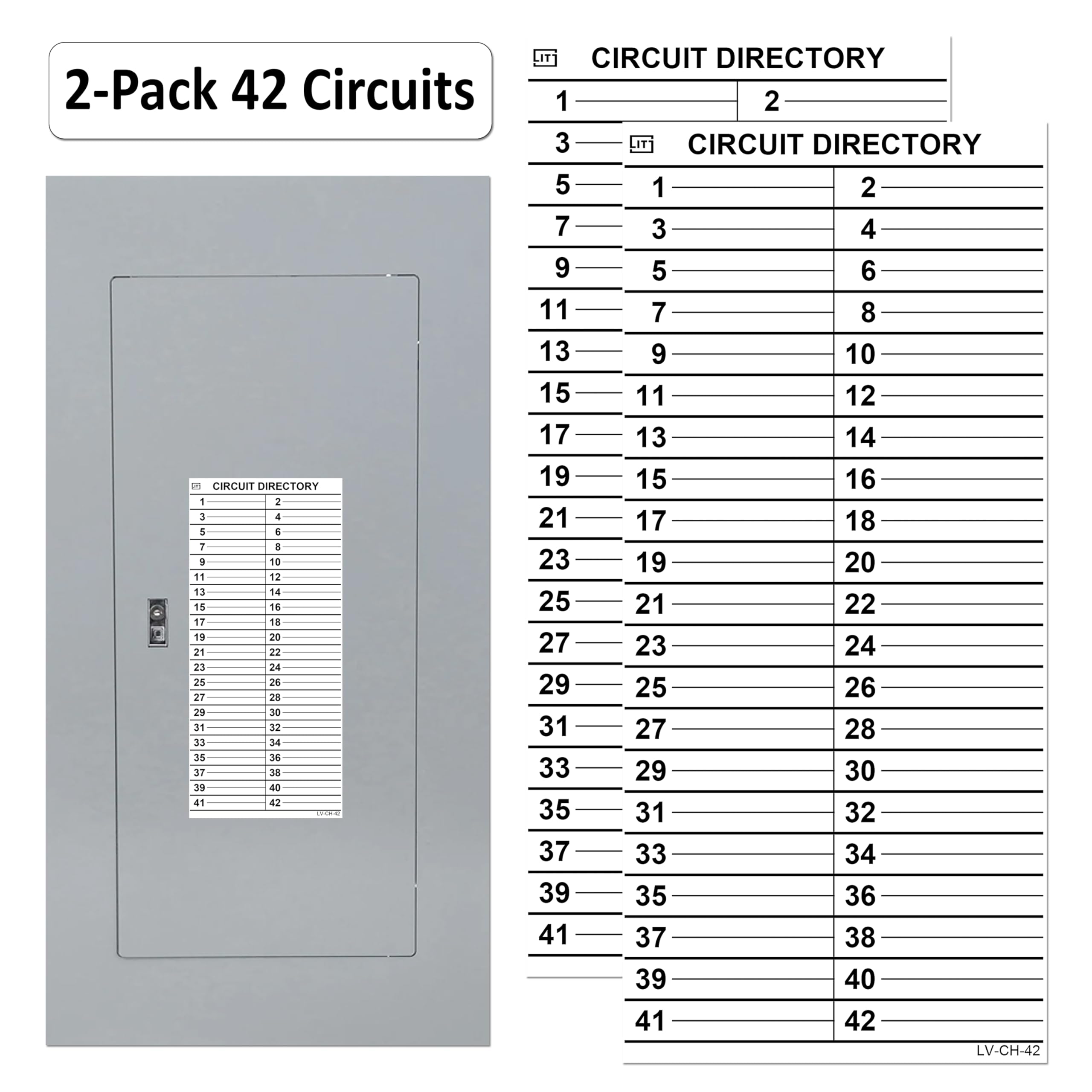 jonページ Littversions 42/84 Circuits -2Pcs Replacement for Cutler Hammer